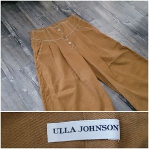Ulla Johnson Brando Wide Leg Crop Trousers
